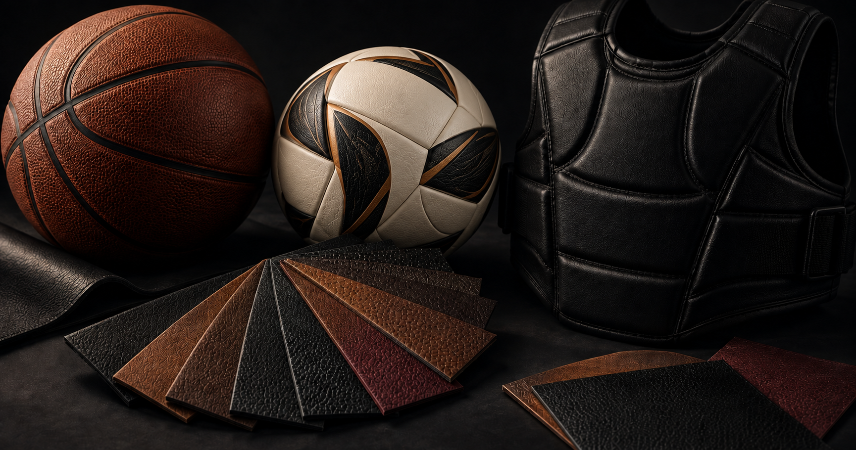 Sporting Goods Leatherette — APN synthetic leather application